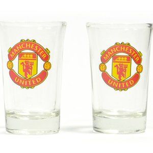 1 Pair of Manchester United Shot Glasses